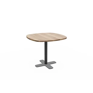 Tafel Spinner Halifax tafelblad houtimitatie perfecta configuratie epoxy onderstel