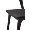 Zitting Armstoel Teak Bok Black Outdoor Dining Chair 10154 Ethnicraft