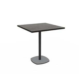 Tafel Circa HPL vierkant tafelblad epoxy onderstel perfecta configuratie