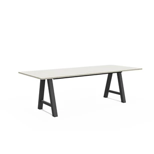 Tafel Alegro MHA tafelblad perfecta 240x100cm epoxy onderstel A-poot configuratie