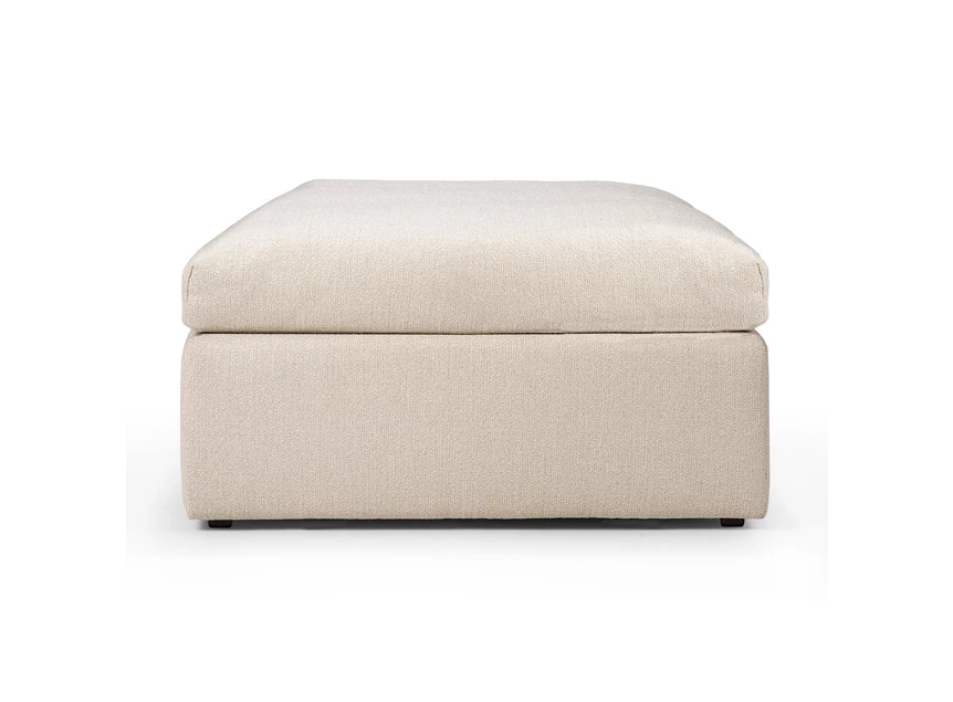 Front Poef Mellow Sofa Footstool Off White 20058 Ethnicraft