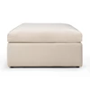 Front Poef Mellow Sofa Footstool Off White 20058 Ethnicraft