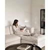 Longchair Canapé met poef Mellow Sofa Off White 20056 20054 20055 20058 Ethnicraft