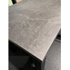 tafel quadra 150x90cm perfecta toonzaalmodel HP04 leisteen detail tafelblad