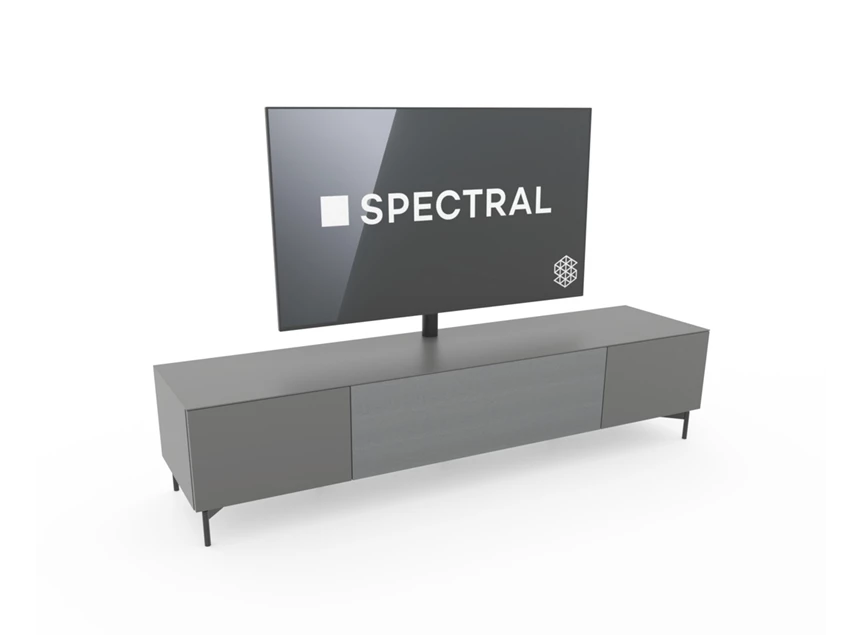 Tv-kast Next grey met speakerdoek Spectral