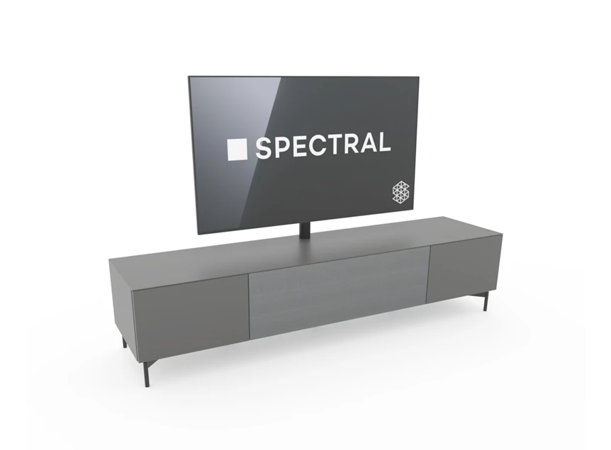 Tv-kast Next grey met speakerdoek Spectral