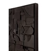 Zijkant Muurdecoratie Bricks Black Wall Art 29996 Ethnicraft