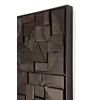 Zijkant Muurdecoratie Bricks Dark Brown Wall Art 29993 Ethnicraft