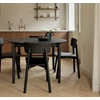 Sfeerfoto Verlengbare tafel Oak Bok Round Black Extendable Dining Table 51528 Ethnicraft