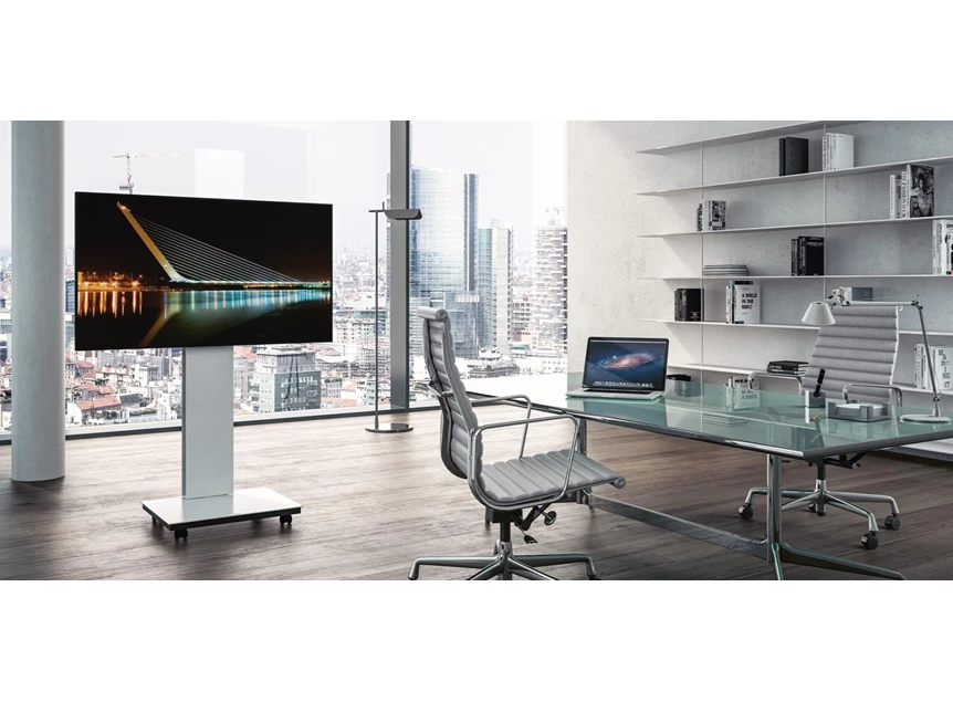Sfeerfoto Tv-standaard PX600 mat glas Spectral