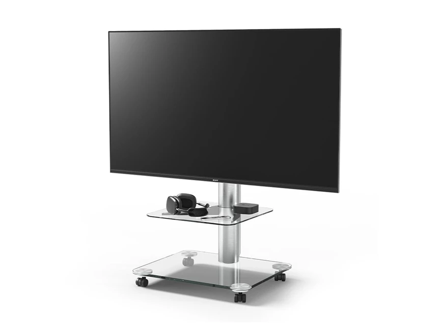 Sfeerfoto Tv-standaard QX1011 helder glas Spectral