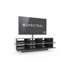 Open Tv-kast Brick BR1502 op sokkel mat glas Spectral