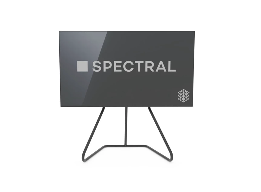 Front Tv-standaard Tube UX30 black Spectral