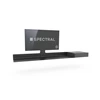 Zijkant Tv-meubel Air 4 All metaal zwart Spectral