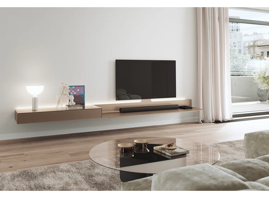 Sfeerfoto Tv-meubel Air 4 All 320cm champagne Spectral 
