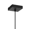 33686 1 lamp e27 zwart staal hanglamp industrieel luster promo eglo blackcrown