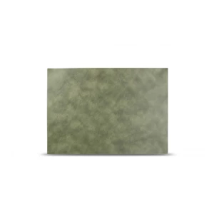 lederlook groene placemat Layer 43x30cm - bovenaanzicht