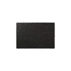 zwarte geweven placemat Tabletop 45x30cm - bovenaanzicht