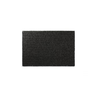 zwarte geweven placemat Tabletop 45x30cm - bovenaanzicht