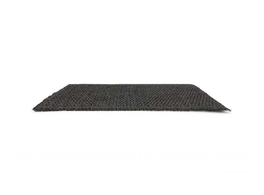zwarte geweven placemat Tabletop 45x30cm - zijaanzicht