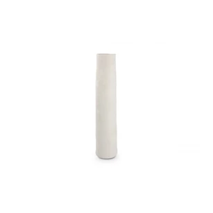 Witte Cone vaas 11,5xH50cm - vooraanzicht