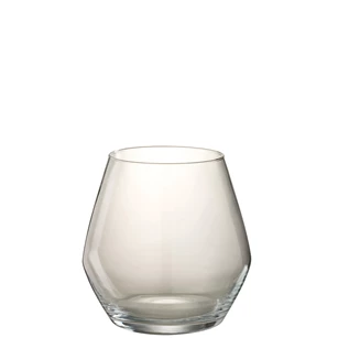 Transparante glazen vaas Fiona -S- vooraanzicht