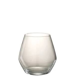 Transparante glazen vaas Fiona -S- vooraanzicht