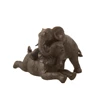 olifant koppel- poly- donkerbruin- 16168