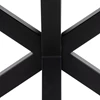 20147 heaven eettafel fairbanks keramiek detail kruispoot 200x100cm actona zwart
