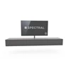 Tv-kast Scala mat glas Pebble speakerdoek Spectral