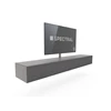 Zijkant Tv-kast Scala mat glas Pebble speakerdoek Spectral
