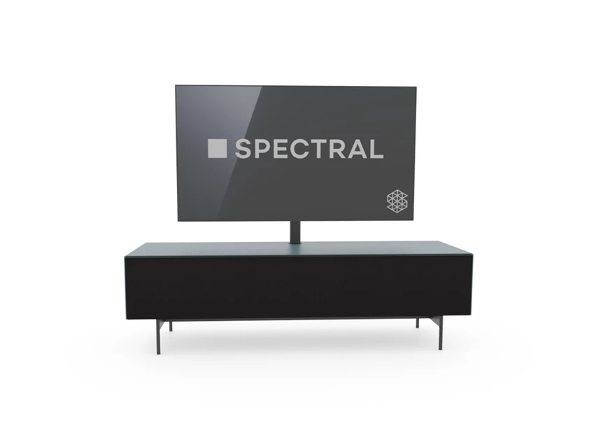 Front Tv-kast Scala glas salbei poot Bridge Spectral