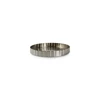 Sierschaal 30Xh4cm- zilver gestreept- Servo- 825510