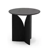 Zijkant Teak Fin Side Table 10193 Ethnicraft modern design