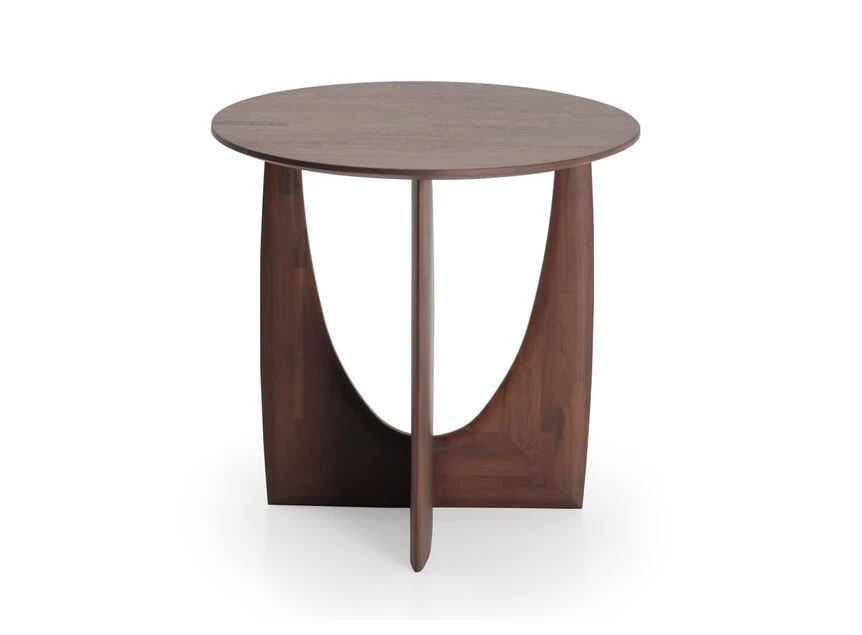 Teak Geometric Side Table 10196 Ethnicraft modern design