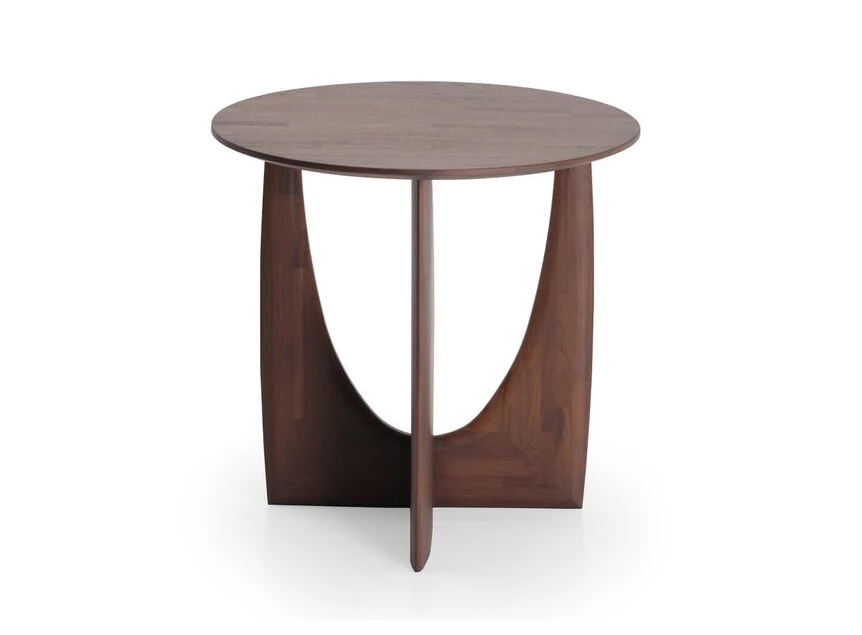 Teak Geometric Side Table 10196 Ethnicraft modern design