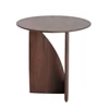 Zijkant Teak Geometric Side Table 10196 Ethnicraft modern design