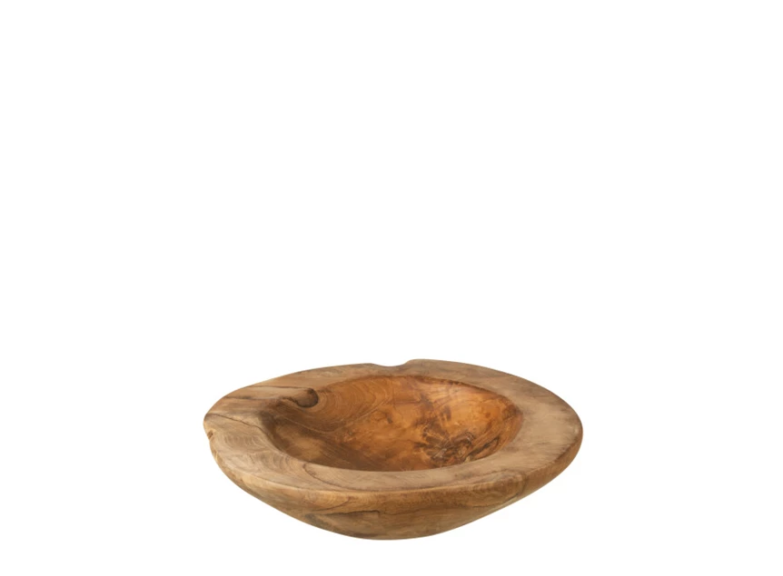 onregelmatige schaal- Igor- teak hout- naturel- small- 10880