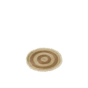 Placemat- mais- schil/katoen- beige/bruin- (44X44X1cm)- 1552