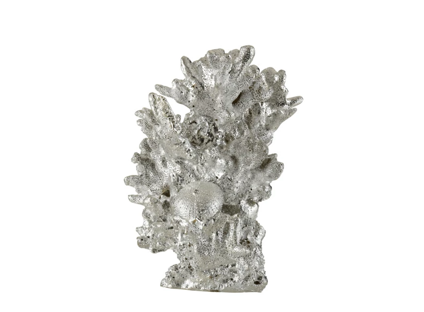 Koraal hoog- poly- zilver- (17,5X14,5X24cm)- 2328