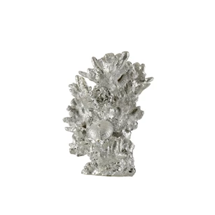 Koraal hoog- poly- zilver- (17,5X14,5X24cm)- 2328