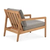 Achterkant Teak Jack outdoor sofa 1 seater mocha 10253 Ethnicraft modern design