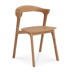 Zijkant Teak Bok Outdoor Dining Chair 10155 Ethnicraft modern design