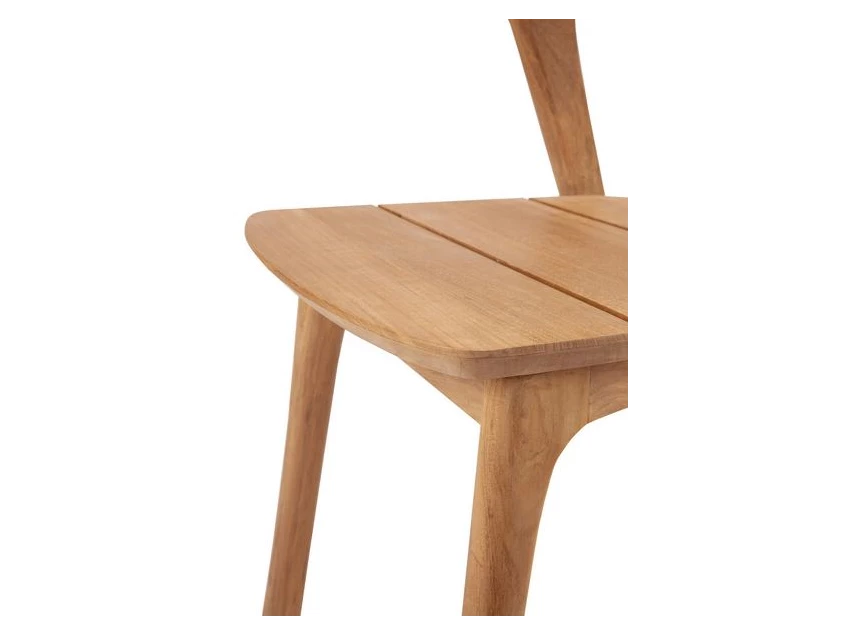 Detail zitting Teak Bok Outdoor Dining Chair 10155 Ethnicraft modern design