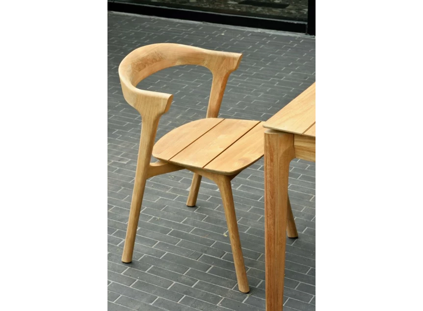 Sfeerofoto Teak Bok Outdoor Dining Chair 10155 Ethnicraft modern design