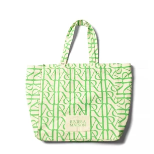 RM monogram tote bag- green- 541750
