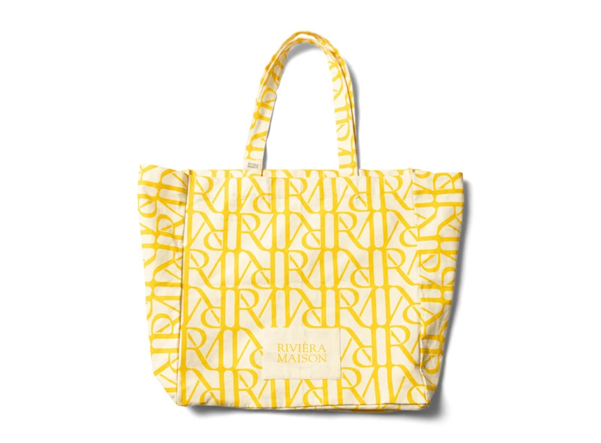 RM monogram tote bag- yellow- 541760