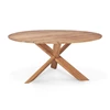 Teak Circle Outdoor Dining Table 10281 Ethnicraft modern design