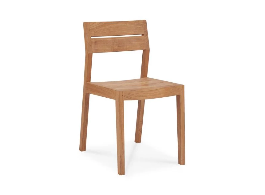 Zijkant Teak EX 1 Outdoor Dining Chair 10285 Ethnicraft modern design