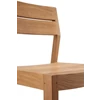 Detail zitting Teak EX 1 Outdoor Dining Chair 10285 Ethnicraft modern design